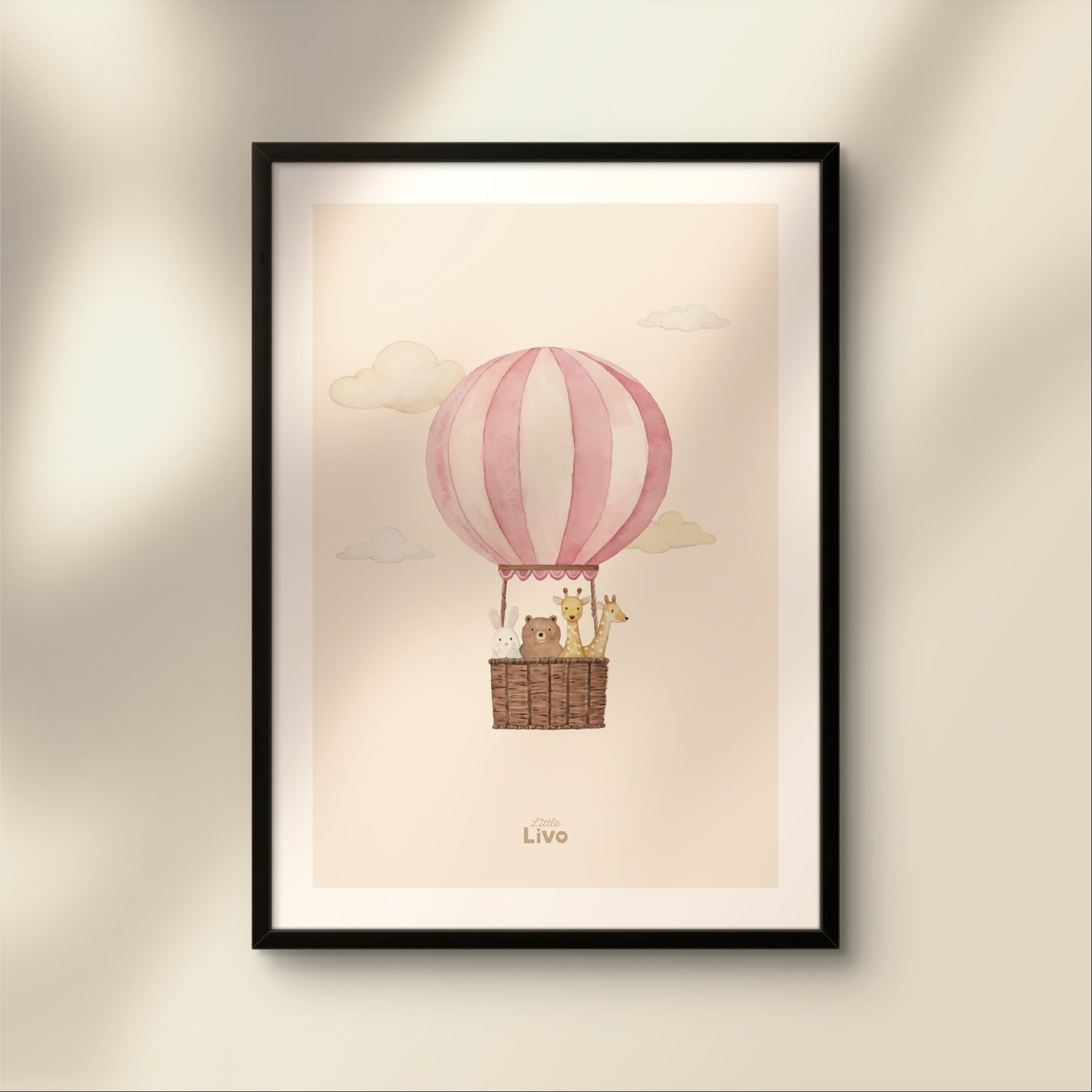 De Grote Ballonreis poster – Muurdecoratie Kinderkamer