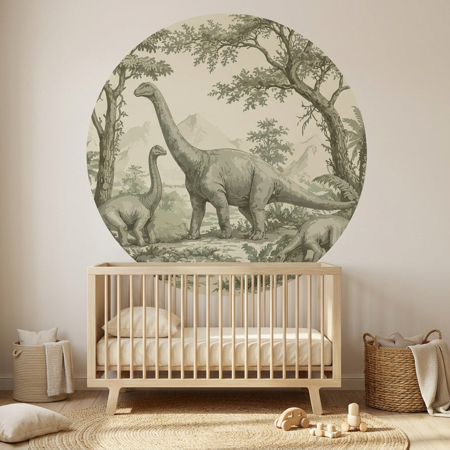 Muursticker Dino kinderkamer 