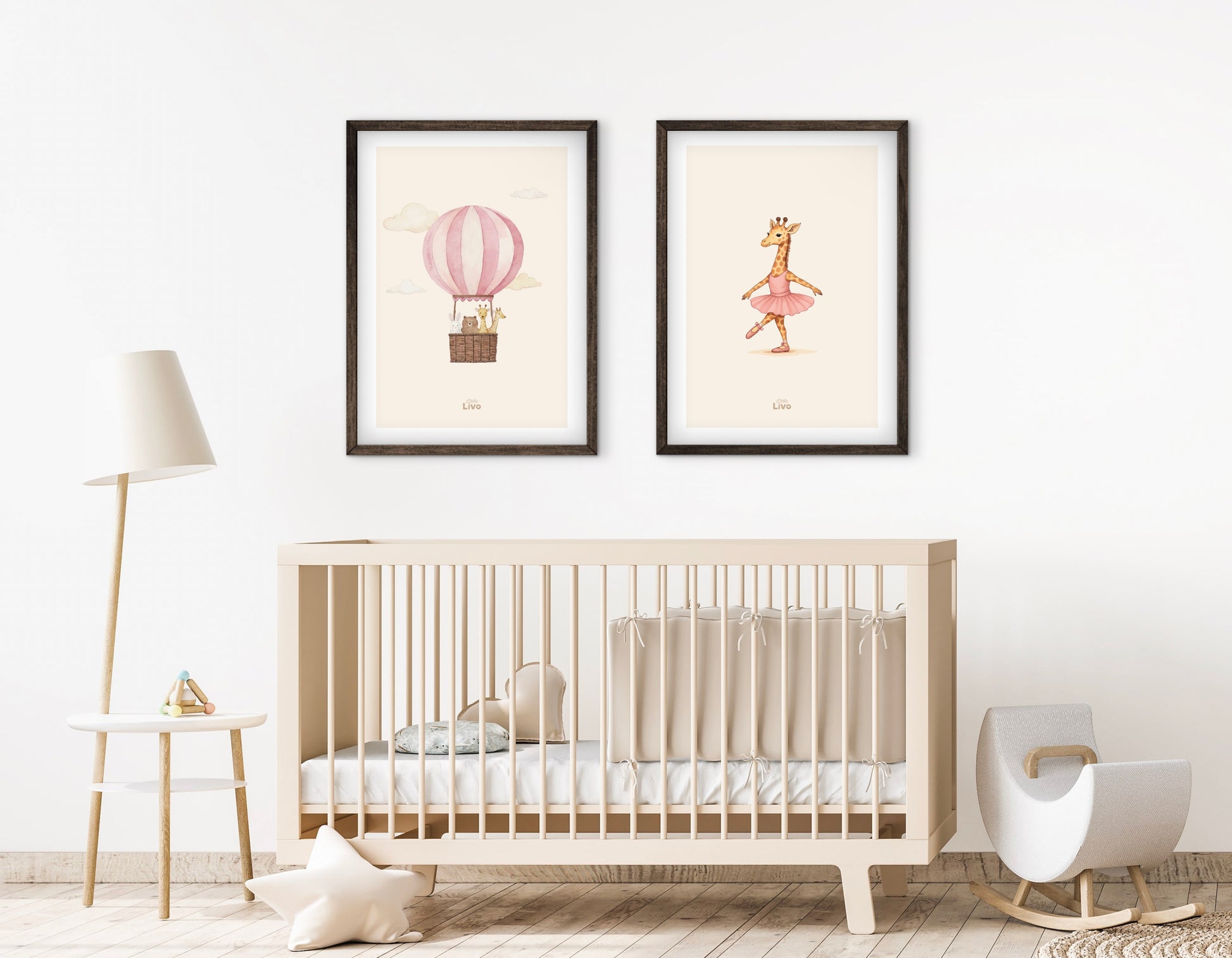 De Grote Ballonreis poster – Muurdecoratie Kinderkamer