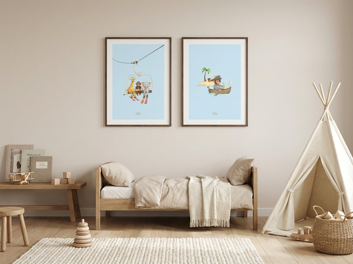 Kinderposter - De Aap Piraat